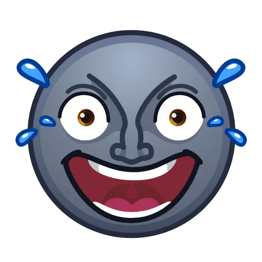 🤣 Эмодзи «Moon Emoji» для Telegram
