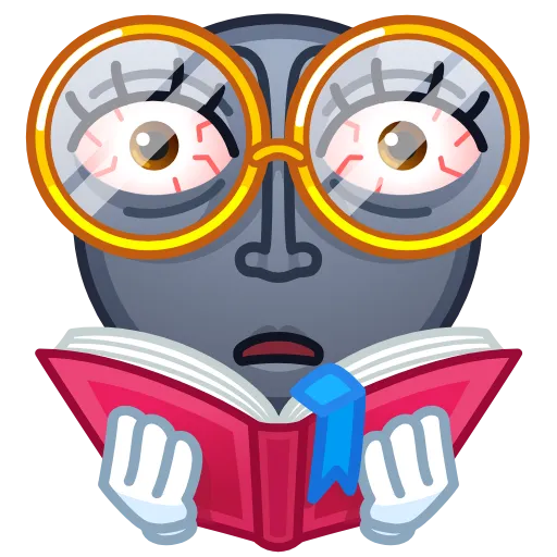 📕 Эмодзи «Moon Emoji» для Telegram
