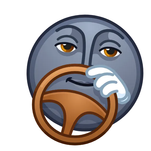 🚗 Эмодзи «Moon Emoji» для Telegram