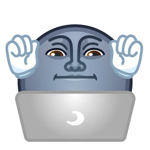 💻 Эмодзи «Moon Emoji» для Telegram