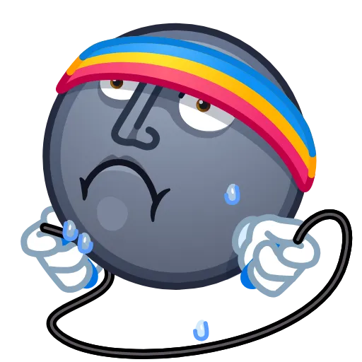🏃‍♂️ Эмодзи «Moon Emoji» для Telegram