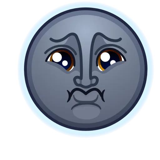 🥺 Эмодзи «Moon Emoji» для Telegram