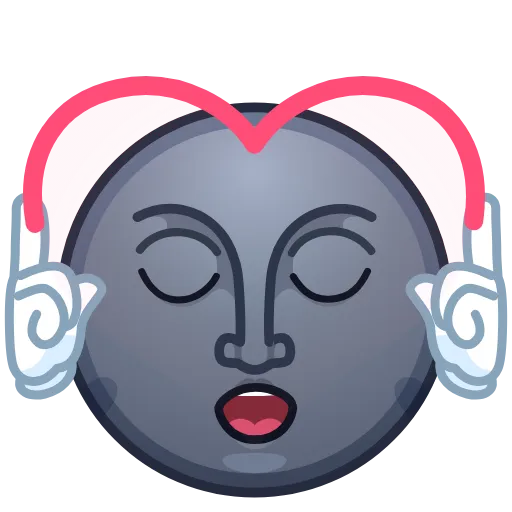 😍 Эмодзи «Moon Emoji» для Telegram