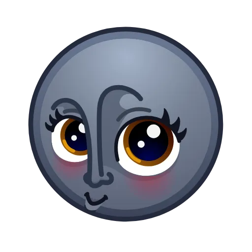 🥺 Стикер «Moon Emoji» для Telegram