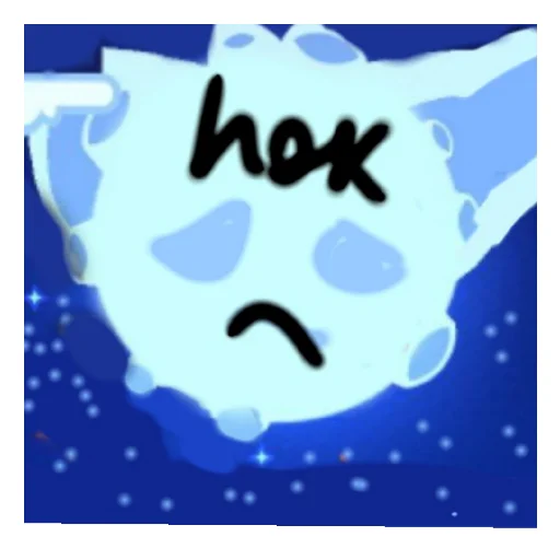 😔 Стикер «Moon light» для Telegram