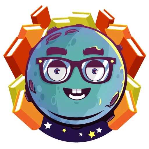 🤓 Стикер «Moony Loony» для Telegram