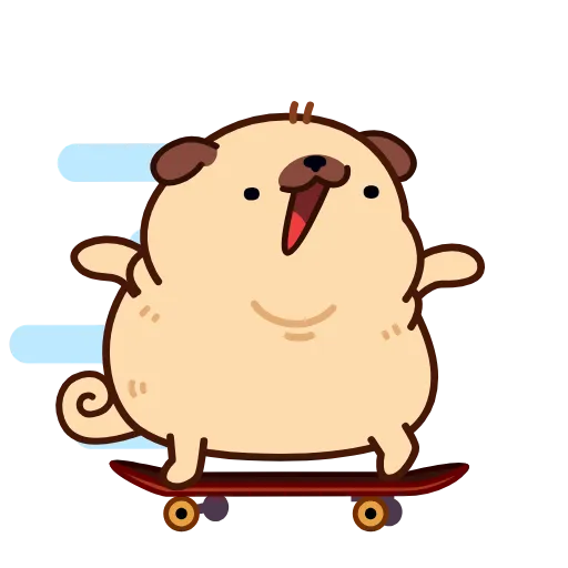 ⭐ Стикер «Мопс Пельмень» для Telegram