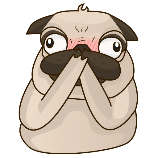 🥺 Стикер «Mops» для Telegram
