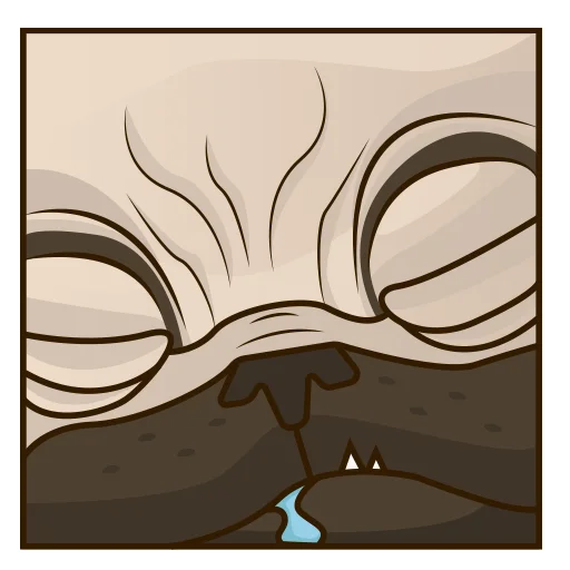 🥱 Стикер «Mops» для Telegram