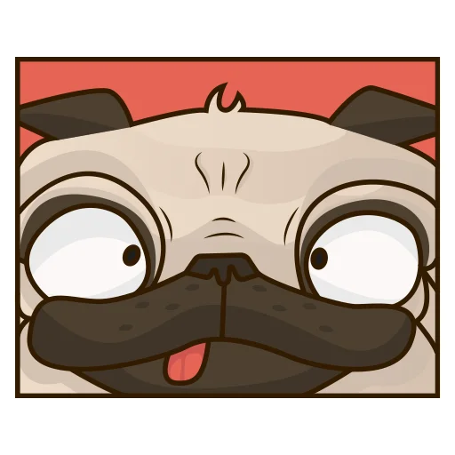 🙂 Стикер «Mops» для Telegram
