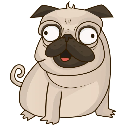 😳 Стикер «Mops» для Telegram