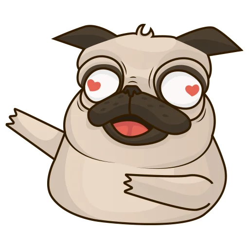 😍 Стикер «Mops» для Telegram