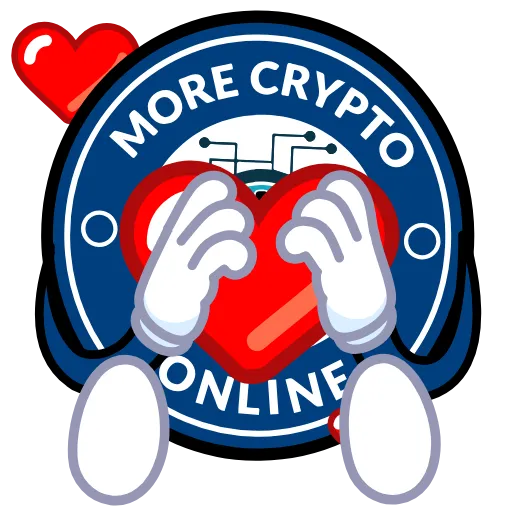 ❤️ Стикер «More Crypto Online» для Telegram