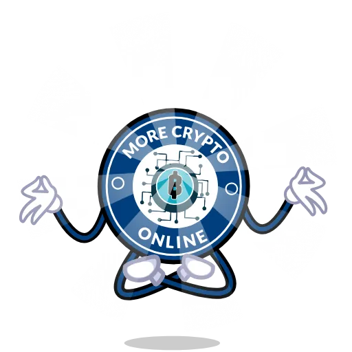 🧘 Стикер «More Crypto Online» для Telegram