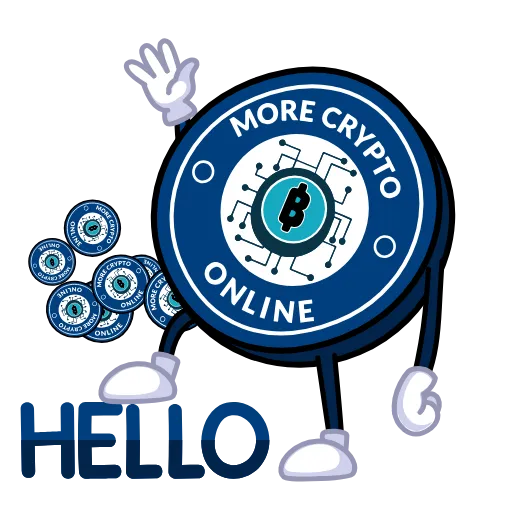 👋 Стикер «More Crypto Online» для Telegram