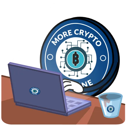 💻 Стикер «More Crypto Online» для Telegram