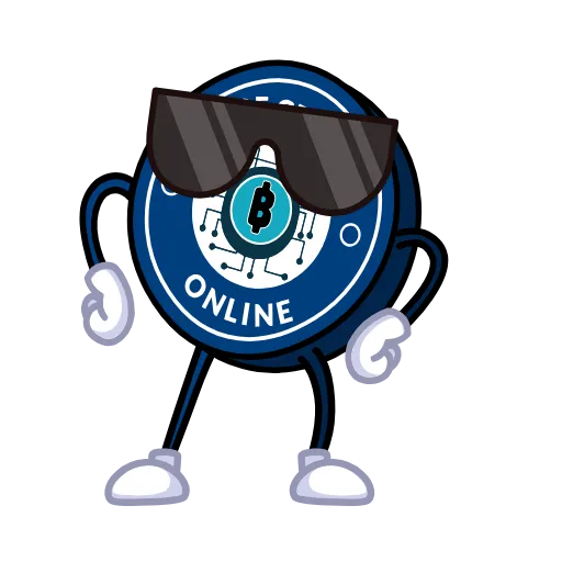 😎 Стикер «More Crypto Online» для Telegram