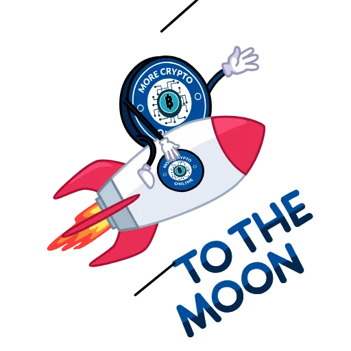 🚀 Стикер «More Crypto Online» для Telegram