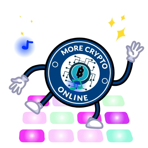🕺 Стикер «More Crypto Online» для Telegram