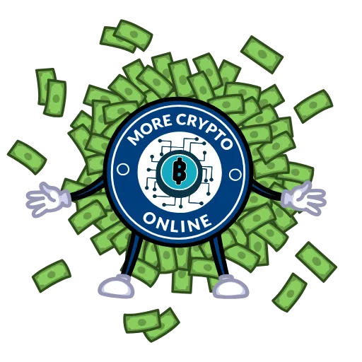 🤑 Стикер «More Crypto Online» для Telegram