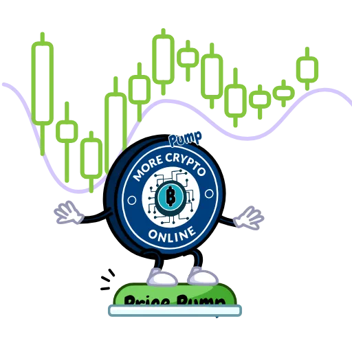 📊 Стикер «More Crypto Online» для Telegram