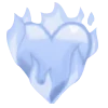❤️‍🔥 Эмодзи «blue core aesthetic» для Telegram