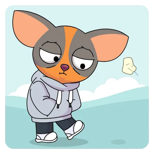 😔 Стикер «СберКот. Больше, чем к» для Telegram