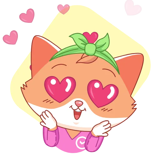 😍 Стикер «СберКот. Больше, чем к» для Telegram
