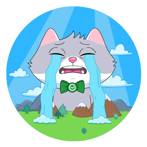 😭 Стикер «Сберкот» для Telegram