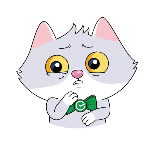 😞 Стикер «Сберкот» для Telegram