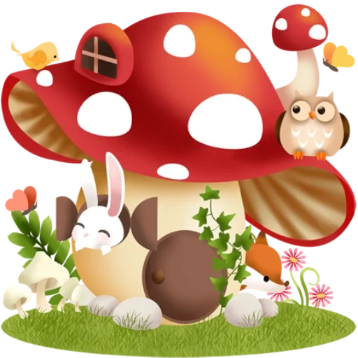 🐰 Стикер «more shrooms» для Telegram