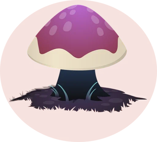 🍄 Стикер «more shrooms» для Telegram