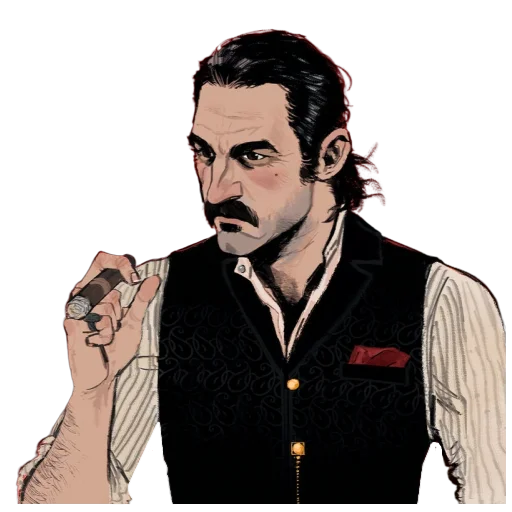 🤔 Стикер «Arthur Morgan RDR2» для Telegram