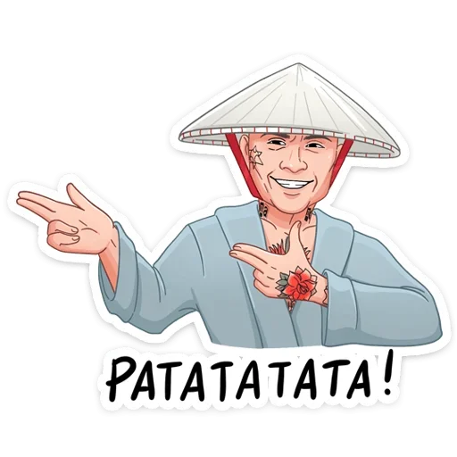 🔫 Стикер «Million Dollar Stickers (Моргенштерн)» для Telegram