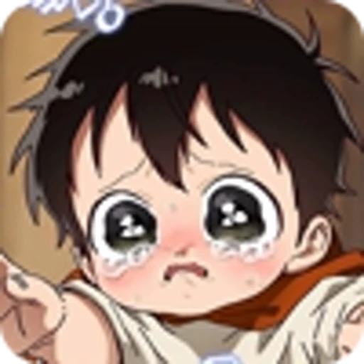 😭 Эмодзи «Mori On the Way to See Mom» для Telegram
