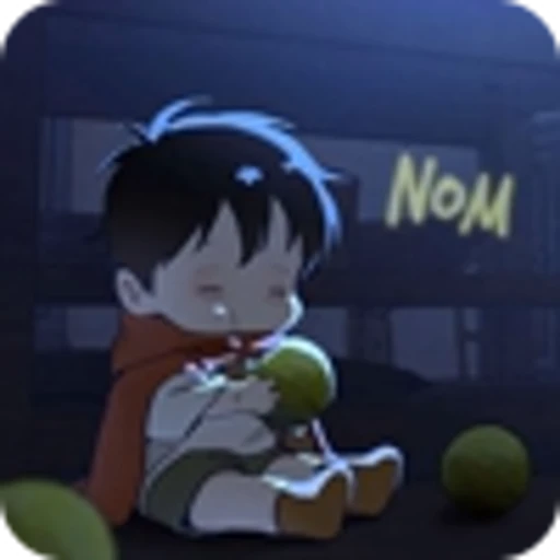 😪 Эмодзи «Mori On the Way to See Mom» для Telegram