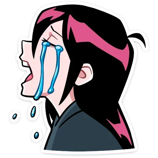 😭 Стикер «Мори без надписей» для Telegram