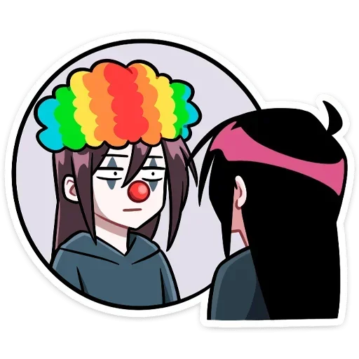 🤡 Стикер «Мори без надписей» для Telegram