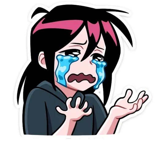 😭 Стикер «Мори без надписей» для Telegram