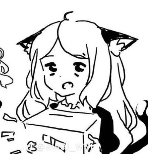 😊 Стикер «Мори Гяру» для Telegram