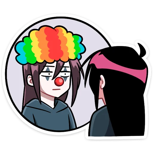 🤡 Стикер «Мори» для Telegram