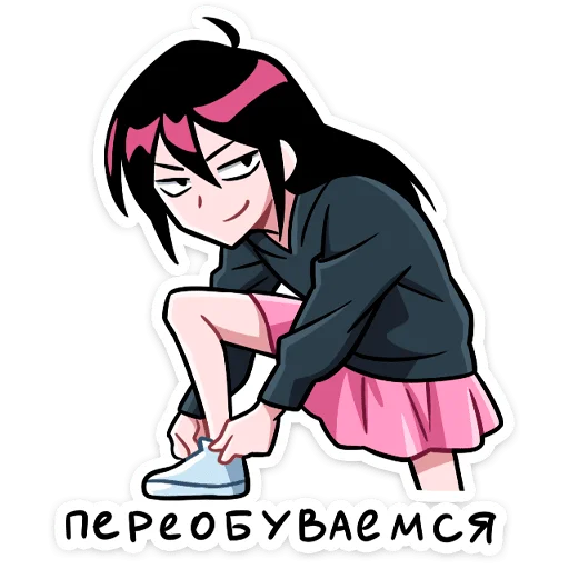👟 Стикер «Мори» для Telegram