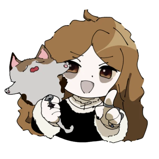 🤭 Стикер «Mori Gyaru» для Telegram