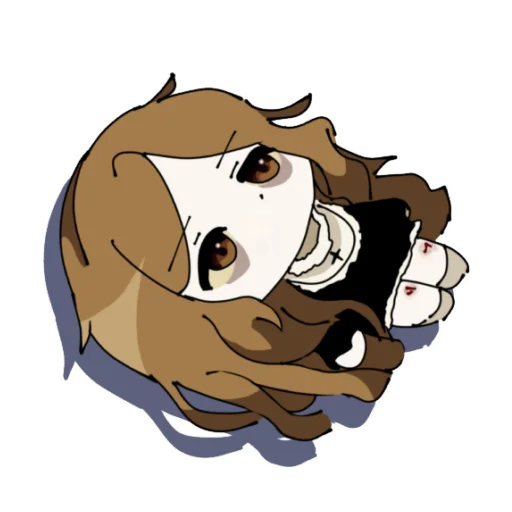 Стикерпак Mori Gyaru для Telegram