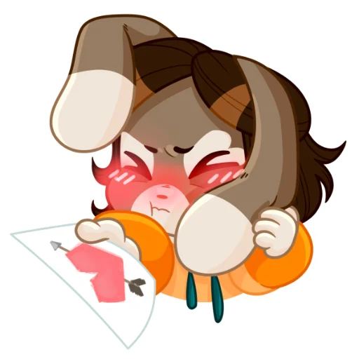 ❤️ Стикер «Морковка» для Telegram