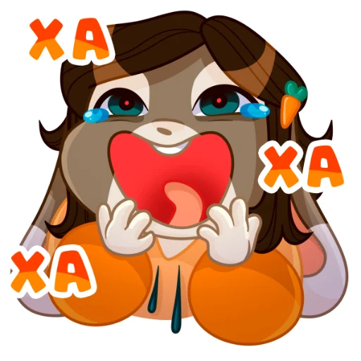 😂 Стикер «Морковка» для Telegram