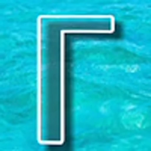 🌊 Эмодзи «Морские буквы» для Telegram