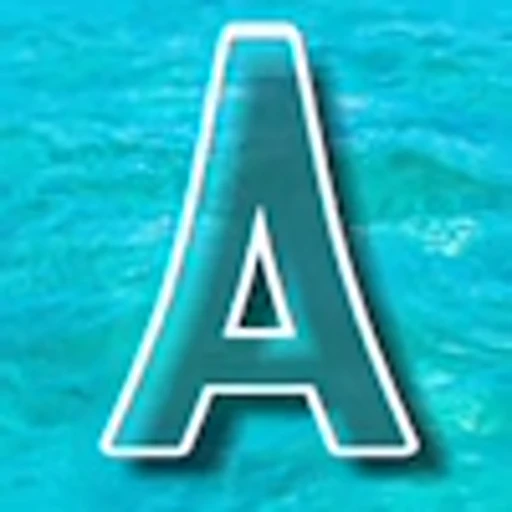 🌊 Эмодзи «Морские буквы» для Telegram