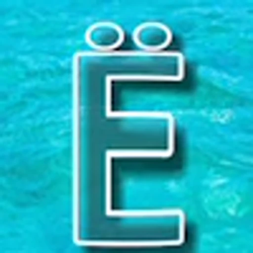 🌊 Эмодзи «Морские буквы» для Telegram