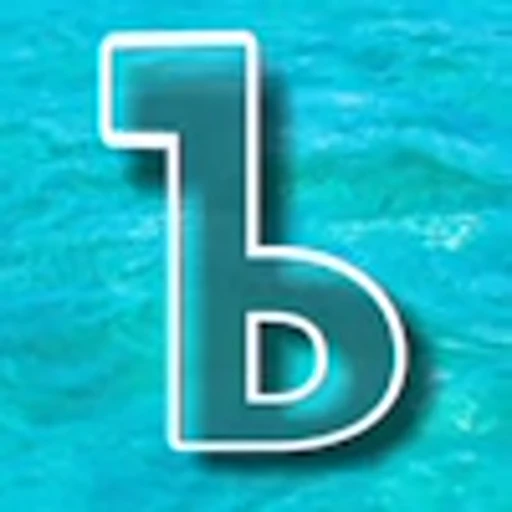 🌊 Эмодзи «Морские буквы» для Telegram